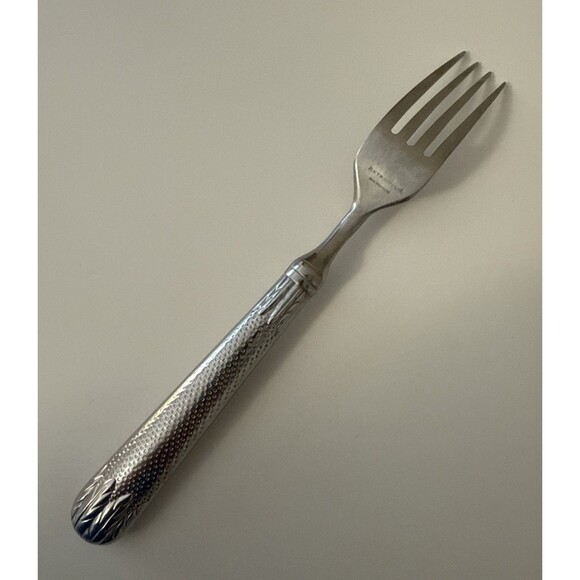 Retroneu Laurel Honeycomb Dinner Fork Stainless Flatware - Picture 2 of 5